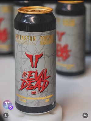 Rivington - The Evil Dead 2025 Raspberry, Blackberry, Blackcurrant &amp; Pineapple Smoothie Sour 5% (Make Make Collab) Evil Dead 2025 Series