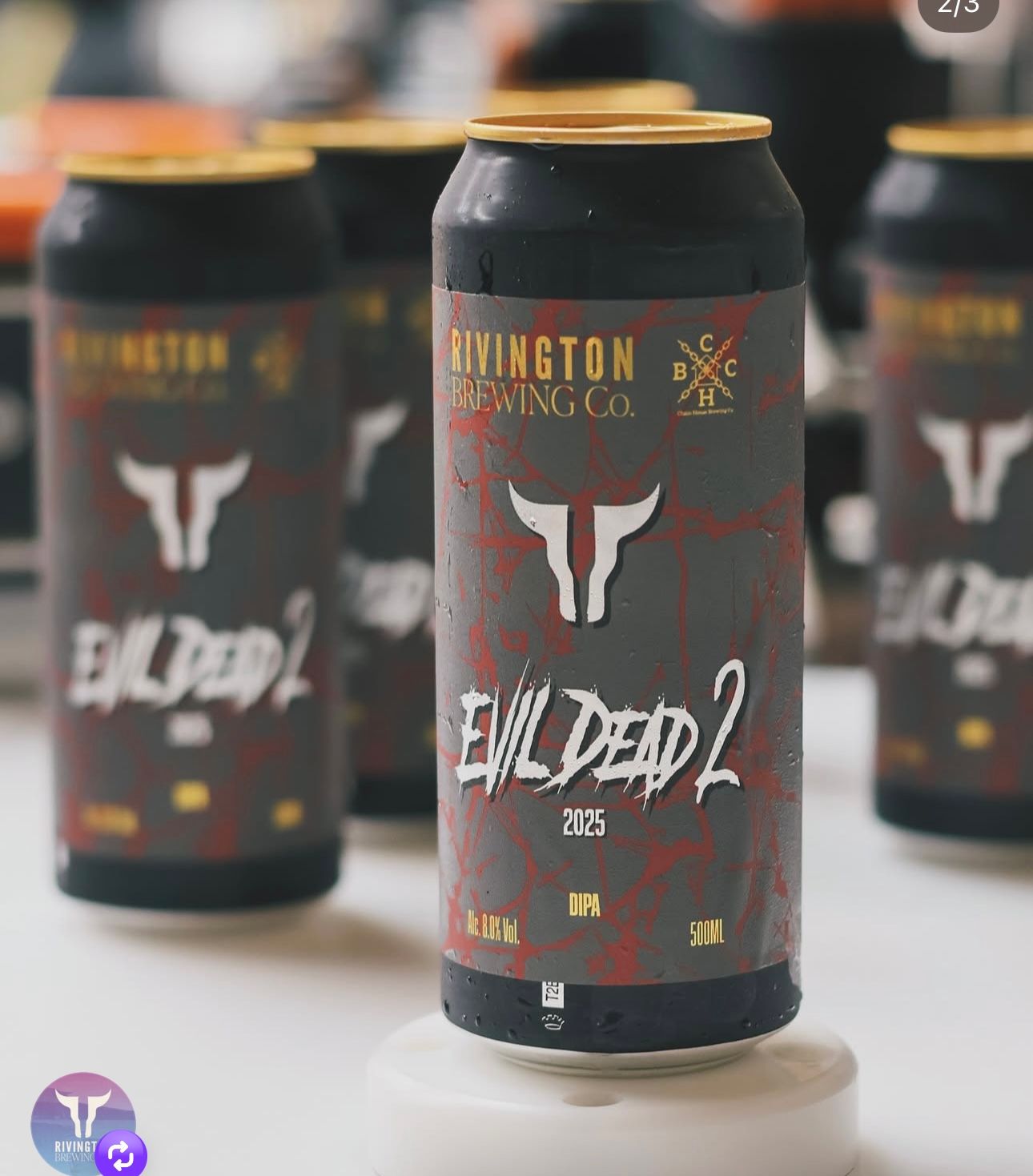 ​Rivington - Evil Dead II 2025 DIPA 8% (Chain House Collab) Evil Dead 2025 Series  PRE-ORDER