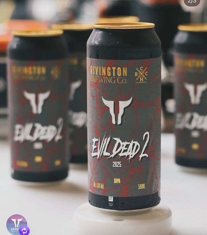 ​Rivington - Evil Dead II 2025 DIPA 8% (Chain House Collab) Evil Dead 2025 Series