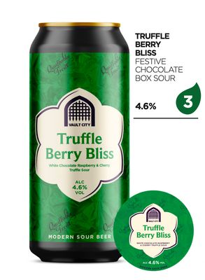 Vault City - Truffle Berry Bliss White Chocolate, Raspberry &amp; Cherry Truffle Sour 4.6%