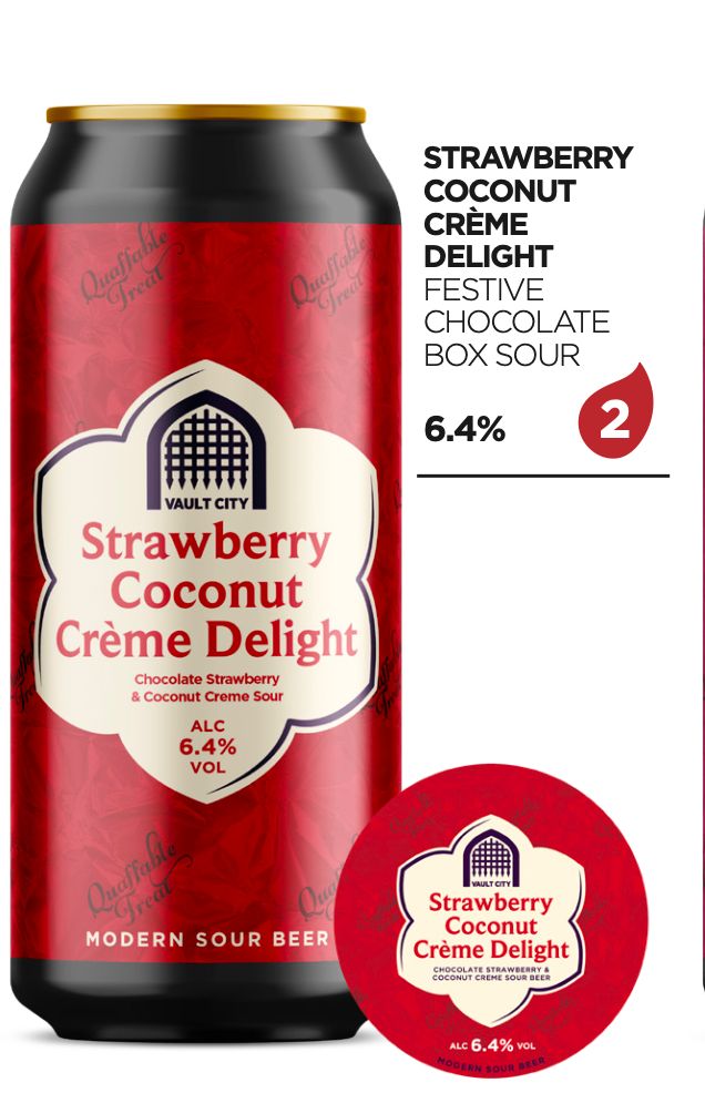 Vault City - Strawberry Coconut Creme Delight 6.4%