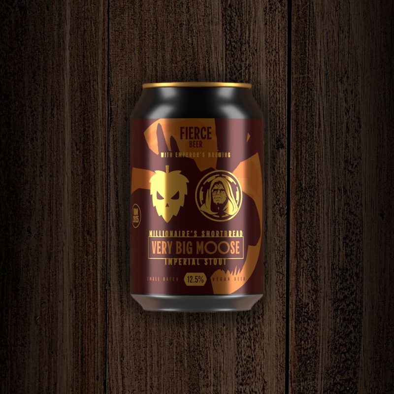 Fierce Beer - Very Big Moose - 2025 Millionaires Shortbread Imperial Stout 12.5% (Emperor's Brew Collab)