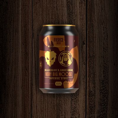 Fierce Beer - Very Big Moose - 2025 Millionaires Shortbread Imperial Stout 12.5% (Emperor&#39;s Brew Collab)