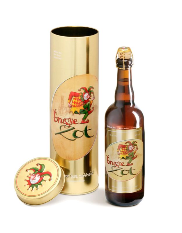 Brugse Zot Blonde In Metal Tube 750ml Bottle