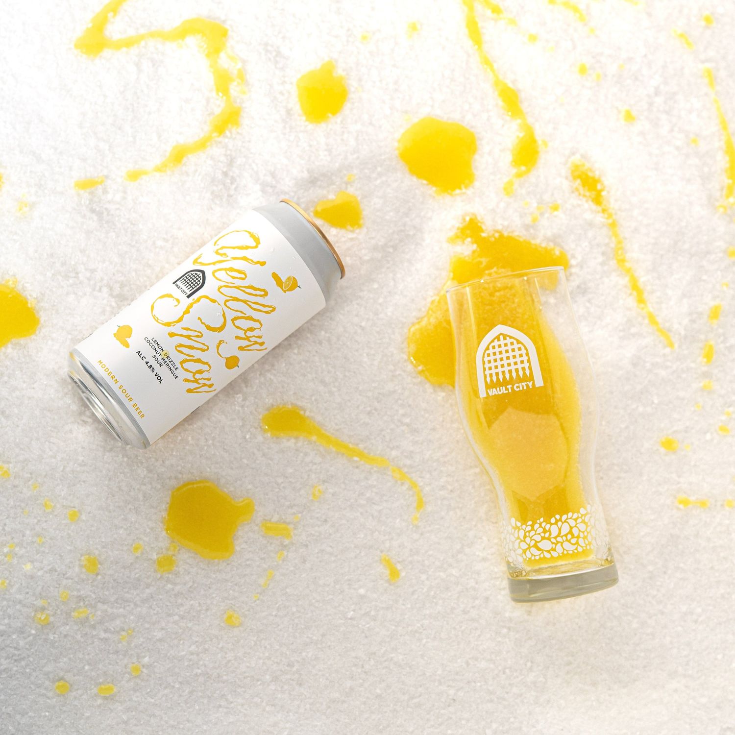 Vault City - Yellow Snow, Lemon Drizzle Coconut Meringue Sour 4.8%