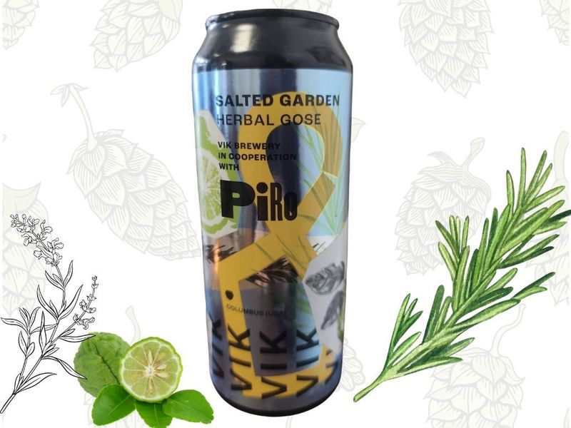 Pivovar VIK- Salted Garden Herbal Gose 4.5%