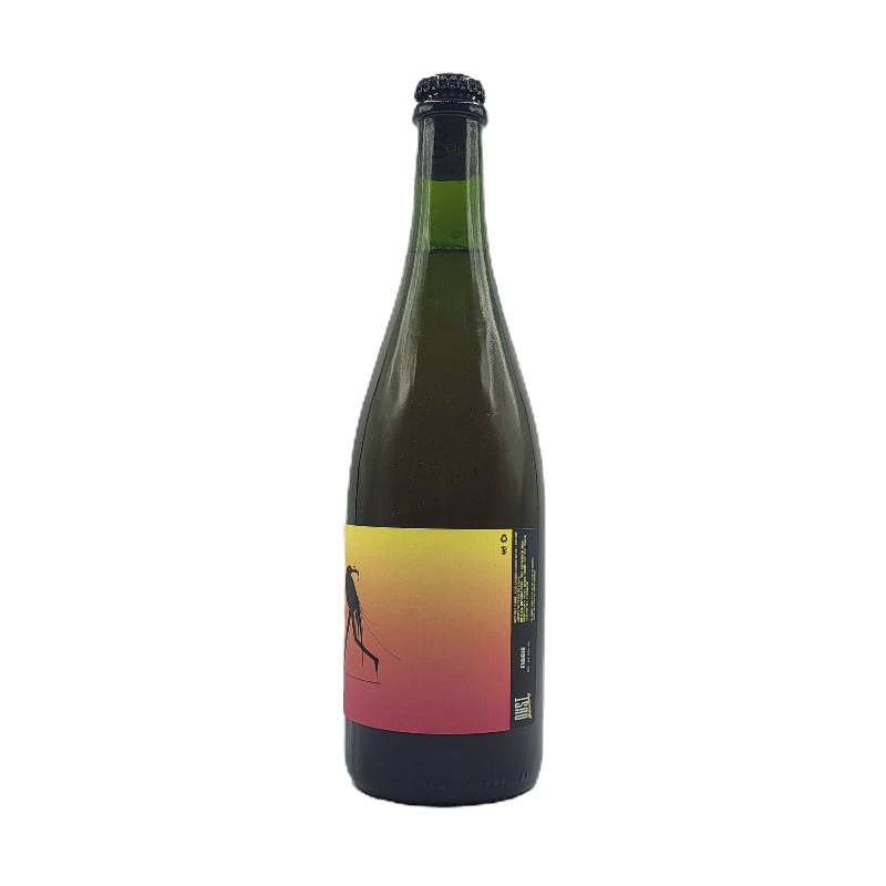 ​Dust Blending - Figgie Barrel Aged Saison/Lambiek blend  Rosehip Lambiek with Fresh Fig Feaves 6.5% 750ml