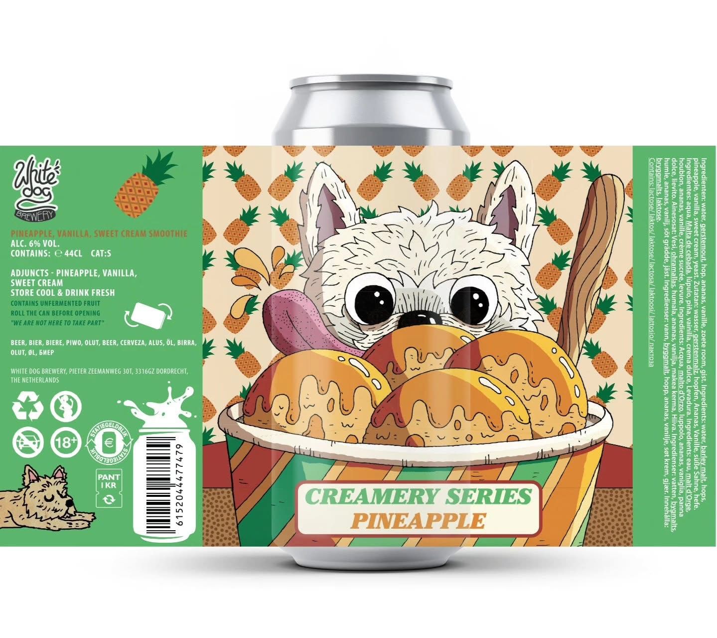 White Dog - The Creamery Pineapple Smoothie Sour 6%