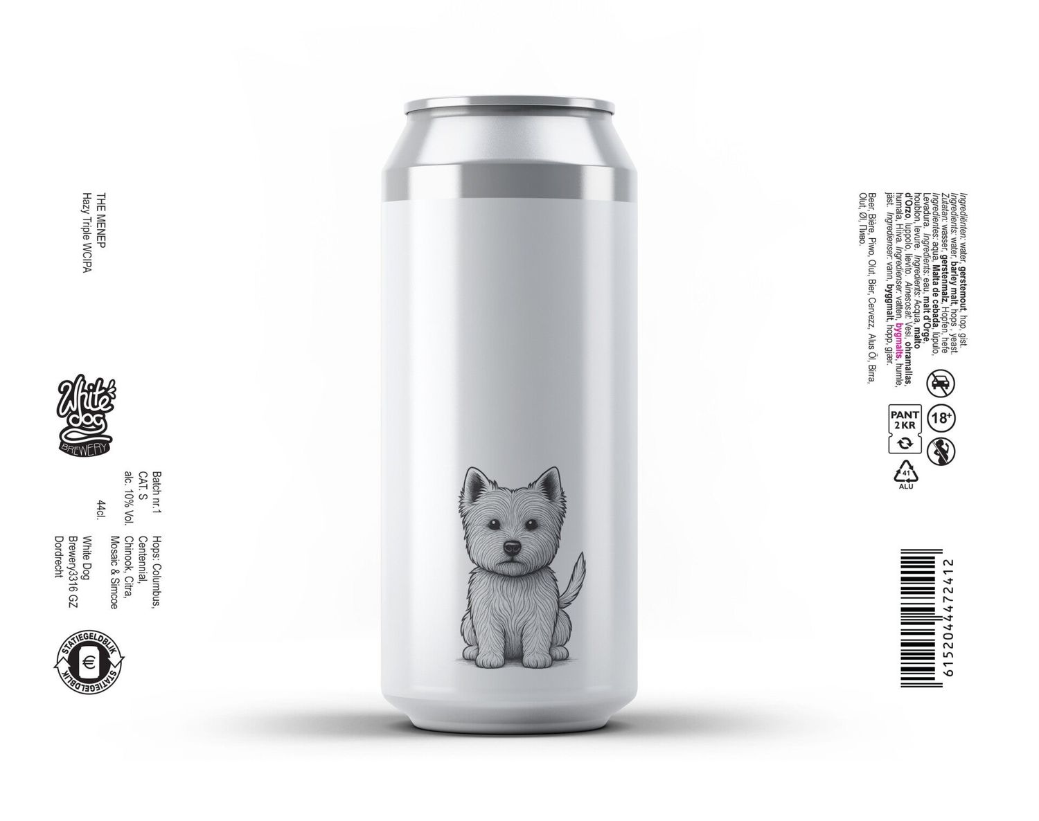 White Dog - The MENEP Hazy West Coast TIPA 10%