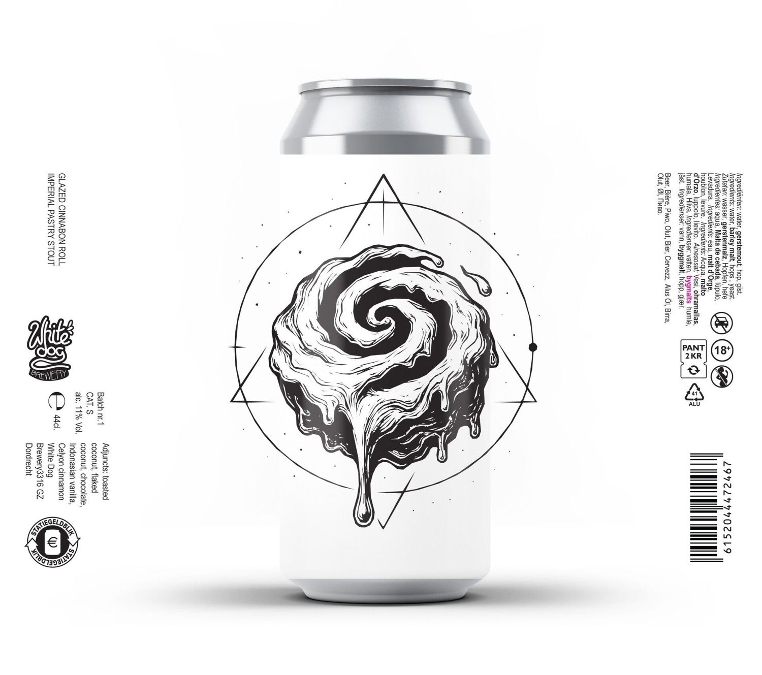 White Dog - Glazed Cinnabon Roll Imperial Stout 11%