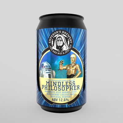 Emperor's Brewery -  Mindless Philosopher Barbados Rum Barrel Aged Blueberry Cheesecake Imperial Porter 12.6% P