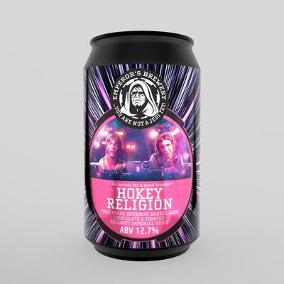 Emperor's Brewery - Hokey Religion Four Roses Bourbon Barrel Aged Chocolate &amp; Toasted Coconut Imperial Stout 12.7%