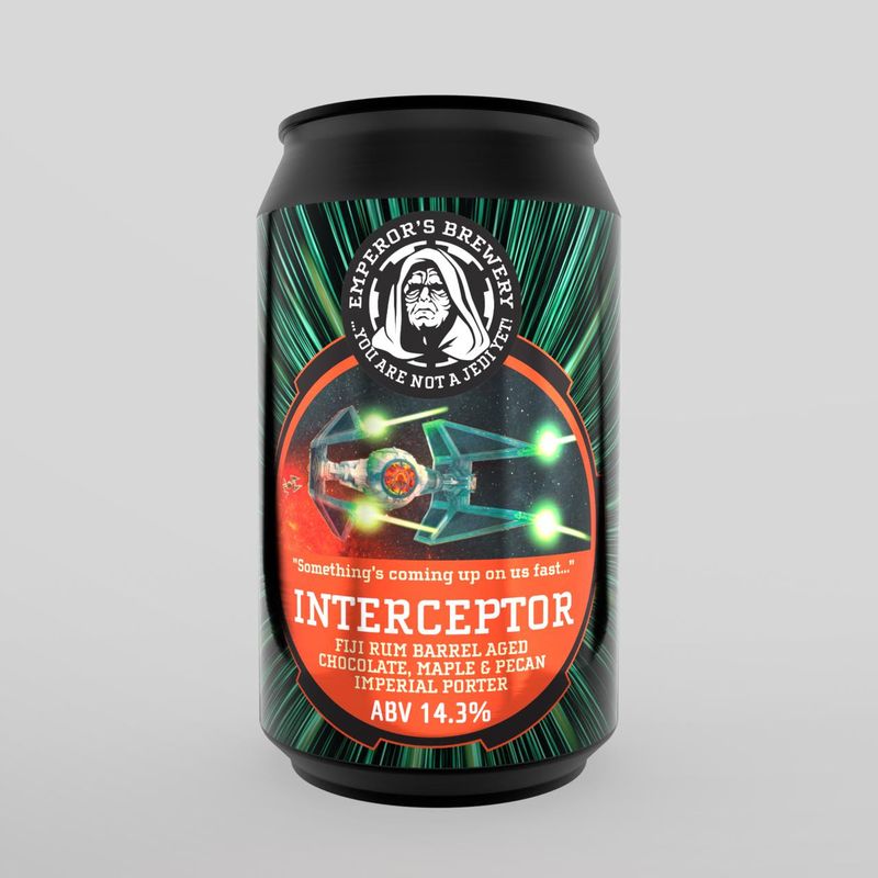 Emperor's Brewery - Interceptor Fiji Rum Barrel Aged Chocolate, Maple &amp; Pecan Imperial Porter 14.3%