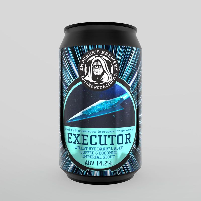 Emperor's Brewery - Executor Willet Rye Barrel Aged  Coffee &amp; coconut Imperial Stout 14.2%
