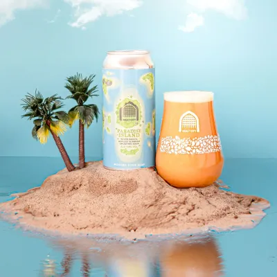 Vault City - Paradise Island White Guava, Apricot &amp; Mango Smoothie Sour 7.2%