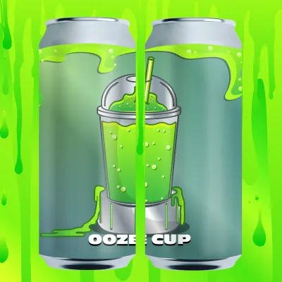 450 North Brewing Company - Ooze Cup Orange, Lime, Lemon, Mt. Dew, Blue Spirulina Smoothie Sour 5.3%