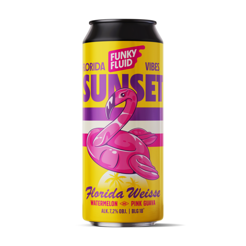 Funky Fluid - Florida Vibes: Sunset Watermelon and Pink Guava Sour 7.2%