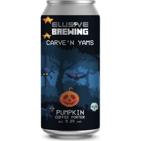 Elusive Brewing - Carve'n Yams Pumpkin Coffee Porter 5.2% ARRIVING 15TH OCTOBER