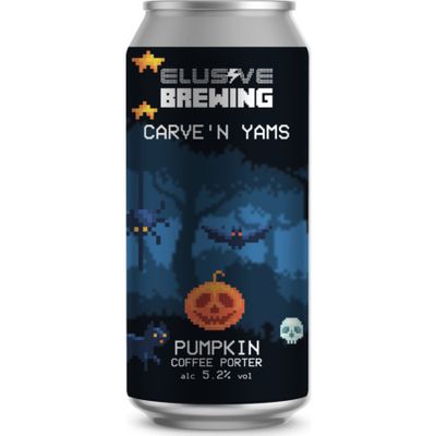 Elusive Brewing - Carve'n Yams Pumpkin Coffee Porter 5.2% ARRIVING 15TH OCTOBER