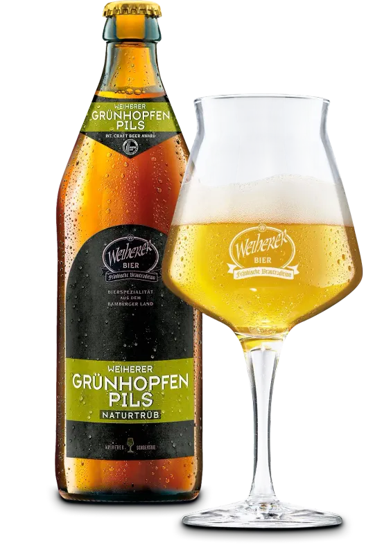 Brauerei Kundmuller Weiherer - Grunhopfen Pils 4.9%