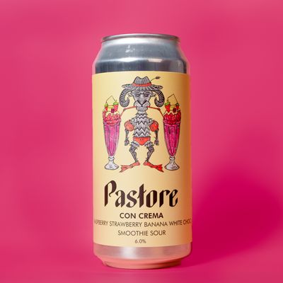 Pastore - Con Crema Raspberry, Strawberry, Banana, White Chocolate Smoothie Sour 6%