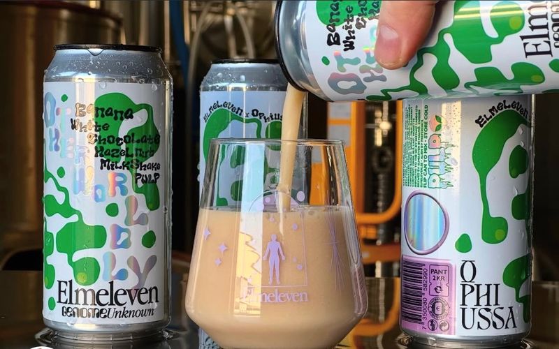 Elmeleven - Otherworldly (PULP w. Ophiussa)  Banana White Chocolate Hazelnut Milkshake PULP Smoothie Sour 5%