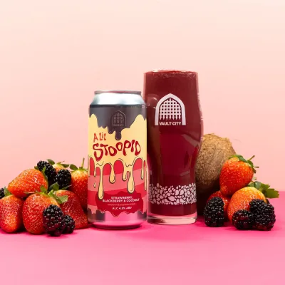Vault City - A Lil’ Stoopid Strawberry, Blackberry, Coconut Smoothie Sour 4.5%