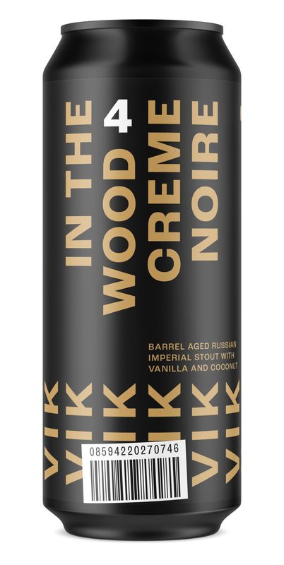 Pivovar VIK- In The Wood 4 Creme Noir Barrel Aged Coconut and Vanilla Imperial Stout 7.7%