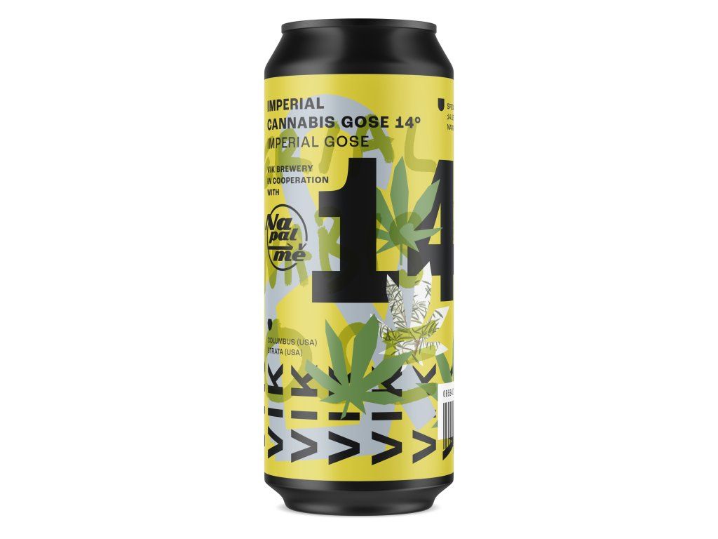 Pivovar VIK- Imperial Cannabis Gose Cannabis &amp; Lavender &amp; Rosemary &amp; Sage 5.9% Gose