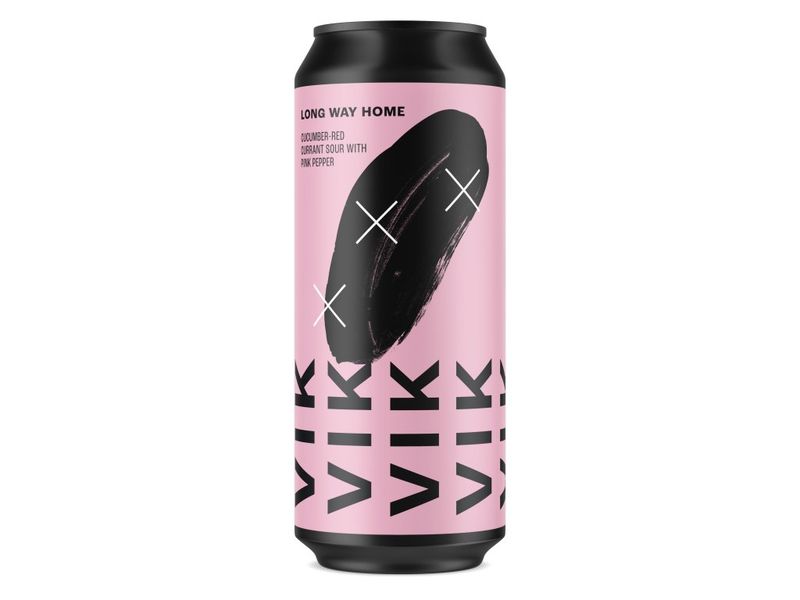 ​Pivovar VIK- Long Way Home Cucumber Red Currant Sour with pink pepper 5.4%