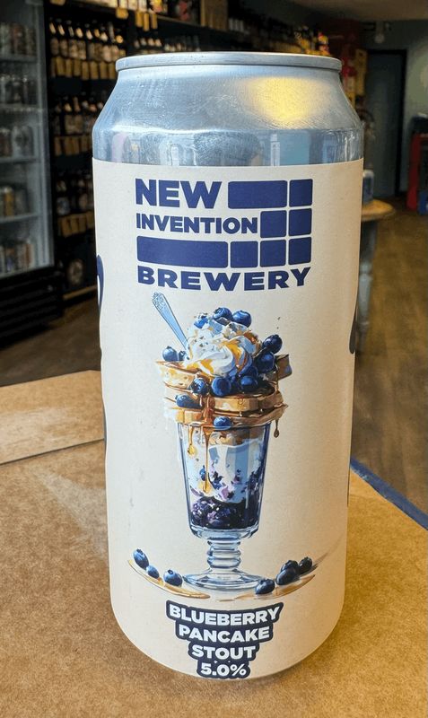 ​​New Invention Brewery - Blueberry Pancake Stout 5.0%