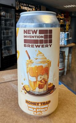 ​New Invention Brewery - Honey Trap Honeycomb Stout 6.0%