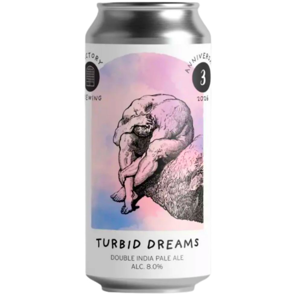 Factory Brewing - Turbid Dreams DIPA 8% (Track collab) PRE ORDER ITEM - AVAILABLE FROM 25TH FEB