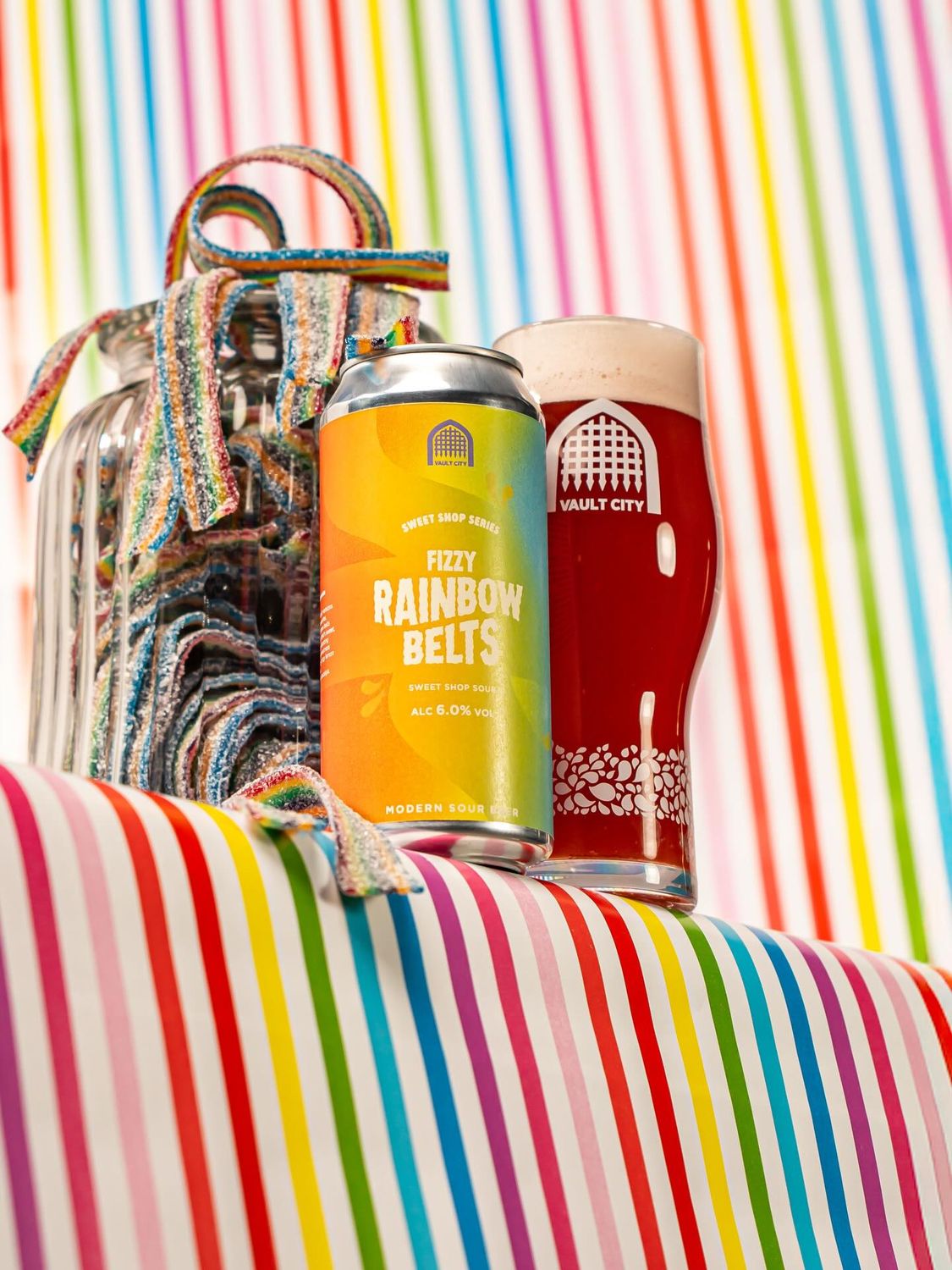 Vault City - Fizzy Rainbow Belts Sweet Shop Sour 6%