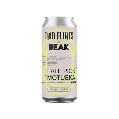 Two Flints - Late Pick Motueka DDH IPA 7% (BEAK Collab)
