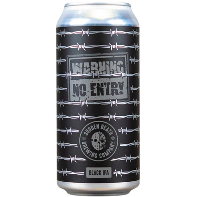 Sudden Death Brewing - No Entry DDH Black IPA 6.5%