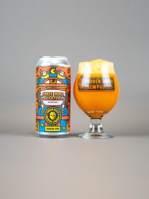 Sudden Death - Three More Quarters Papaya, Mandarin, Pumpkin, Ginger Smoothie Sour 5% ​
