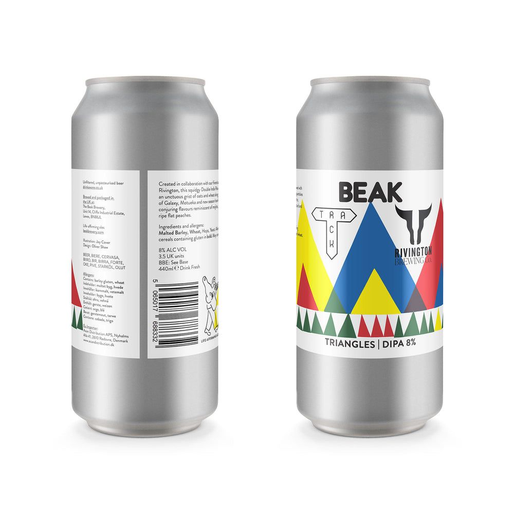 BEAK - Triangles DIPA 8% (Track &amp; Rivington Collab)