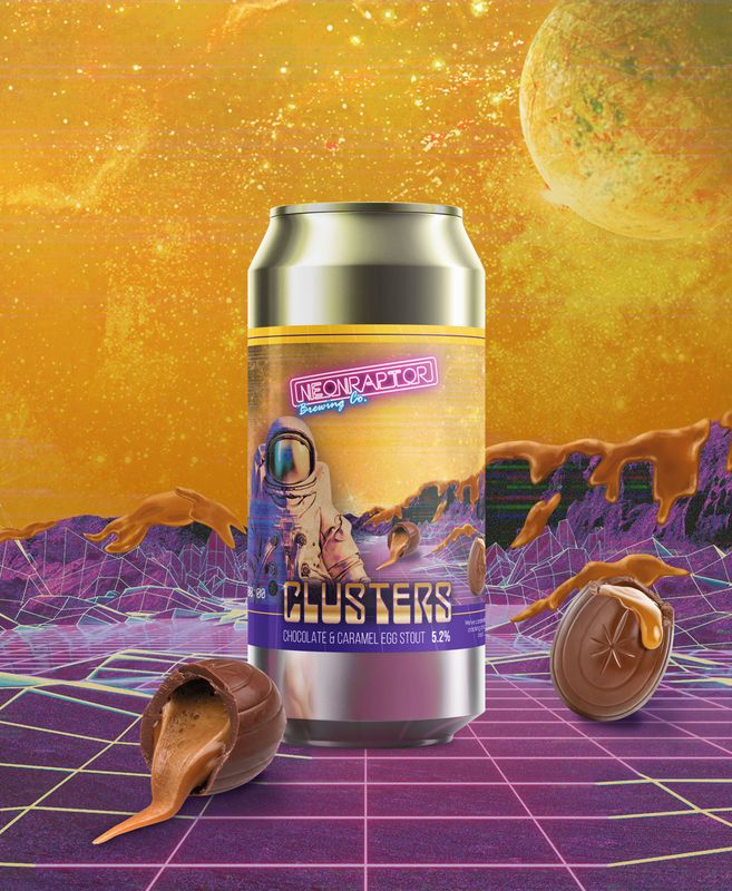 Neon Raptor - Caramel Egg Clusters Stout 5.2%