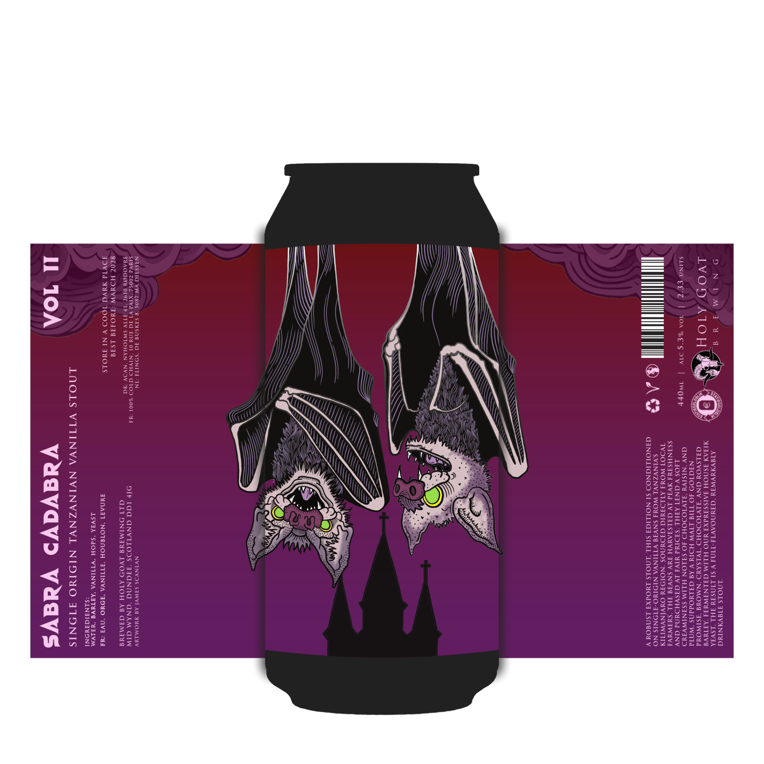 Holy Goat - Sabra Cadabra Vol II Vanilla Stout 5.3%