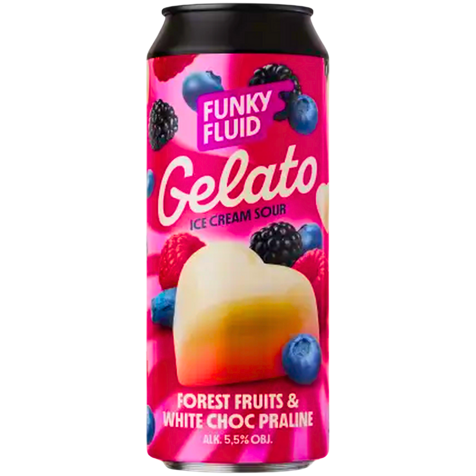 ​Funky Fluid  - Gelato: Forest Fruits White Choc Praline Sour 5.5%