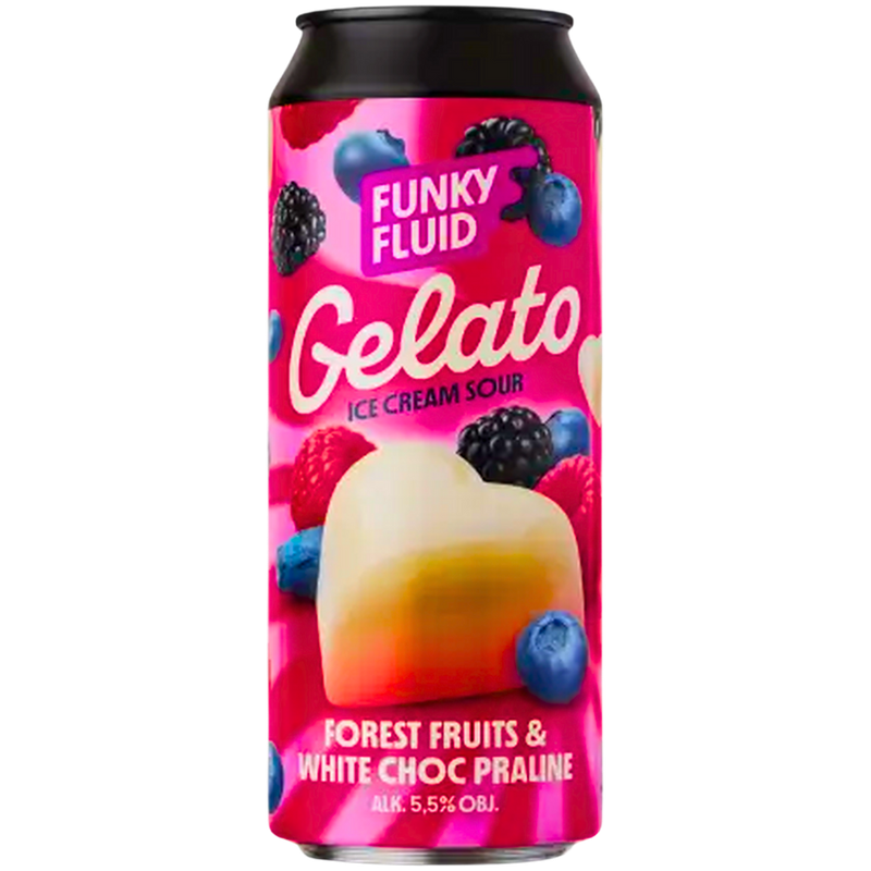 ​Funky Fluid  - Gelato: Forest Fruits White Choc Praline Sour 5.5%