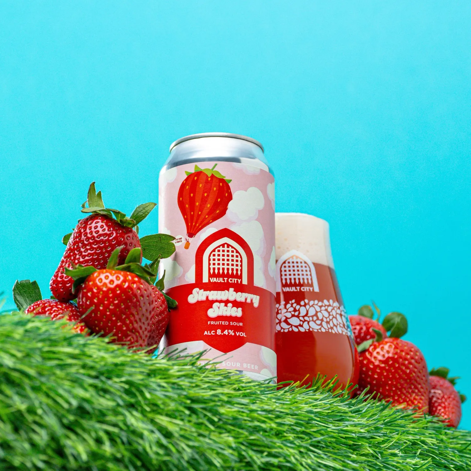 Vault City - Strawberry Skies Imperial Sour 8.4%