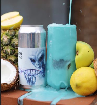 Azvex - Operation Genome [26.03] – 450 North – 8% Smoothie Sour Apple, Pineapple, Lemon, Coconut, Blue Spirulina