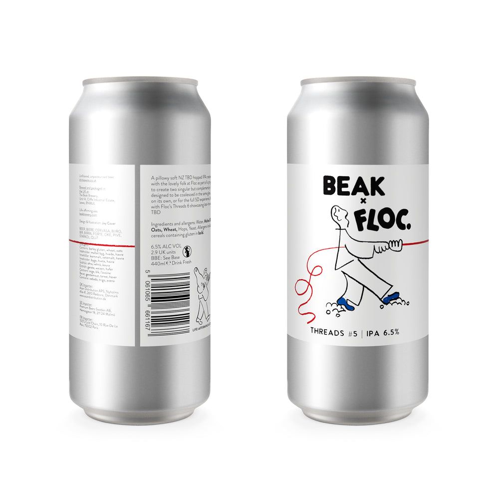 BEAK X FLOC -Threads NZ IPA 6.5%
