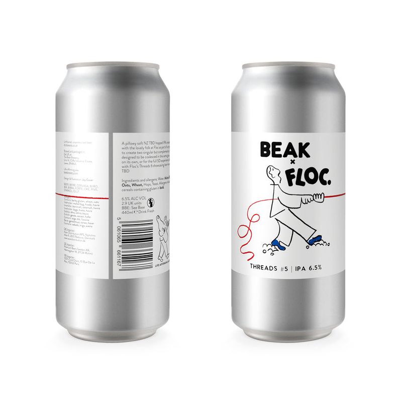 BEAK X FLOC -Threads NZ IPA 6.5%