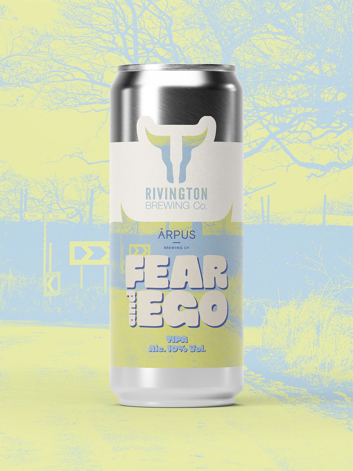 ​Rivington Brew Co. - Fear &amp; Ego TIPA 10.0% (Arpus Collab) PRE-ORDER ITEM