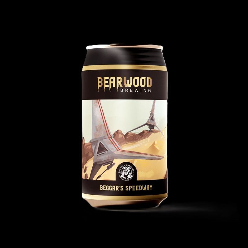 Bearwood x Emperor's - Beggar's Speeedway Raspberry and Marshmallow Imperial Stout Imperial Stout 13.0%