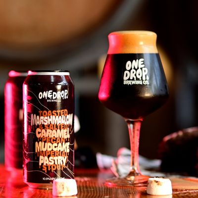​One Drop Brewing - Toasted Marshmallow &amp; Salted Caramel Pecan Mudcake Imperial Stout 10.9%