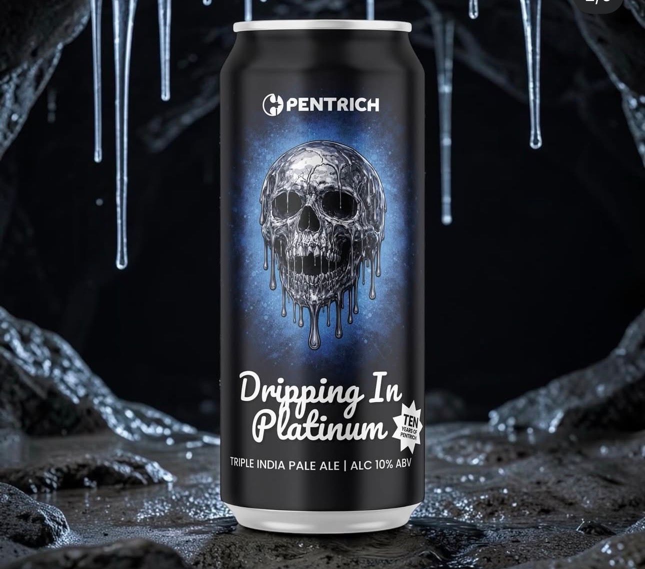 Pentrich  - Dripping in Platinum Triple IPA 10%